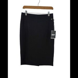 DKNY Knee Length Pencil Skirt Black 0